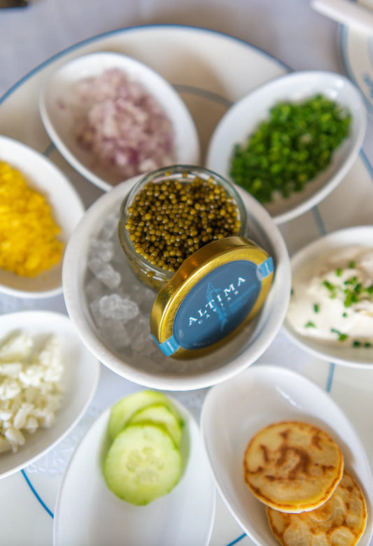 Enjoying Caviar